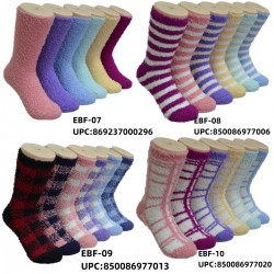 Ladies Fluffy Cozy Socks (4)